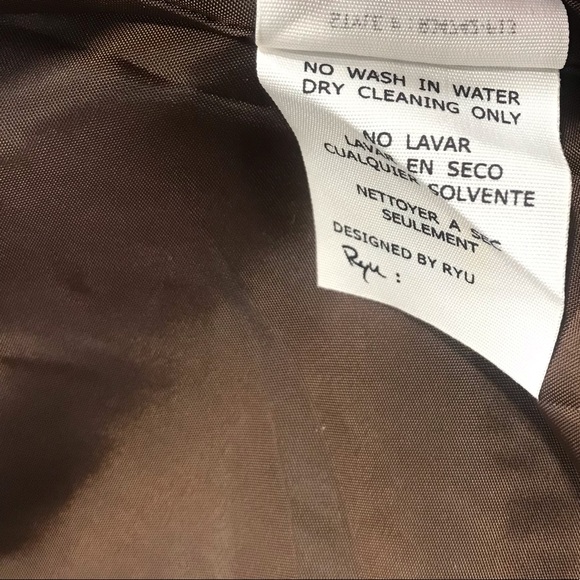 Ryu Light Weight Coat Chocolate Brown M - Picture 12 of 12